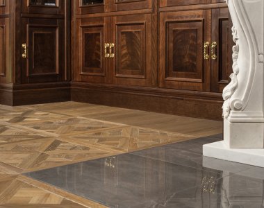 Parkiet Hajnówka: Dąb Coconut 'ST' - kasetony + deska