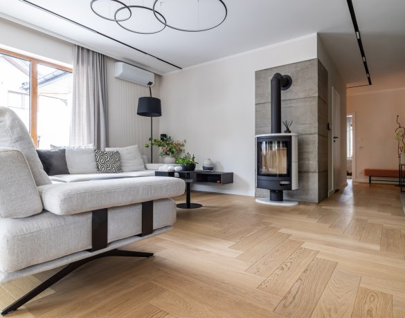 Parkiet Hajnówka: Dąb Kastor 'ST' - jodła klasyczna